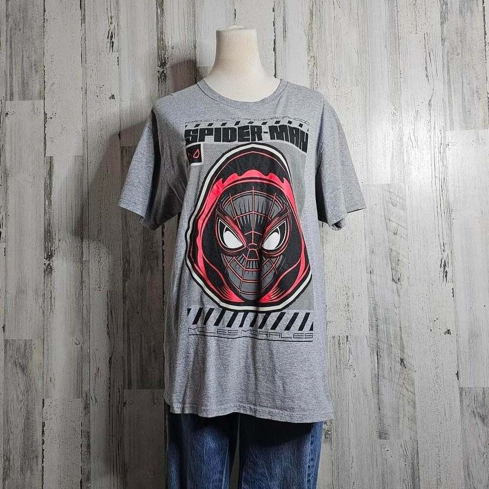 Marvel Comics Men's Miles Morales Friendly Spider-Man Adult T-Shirt